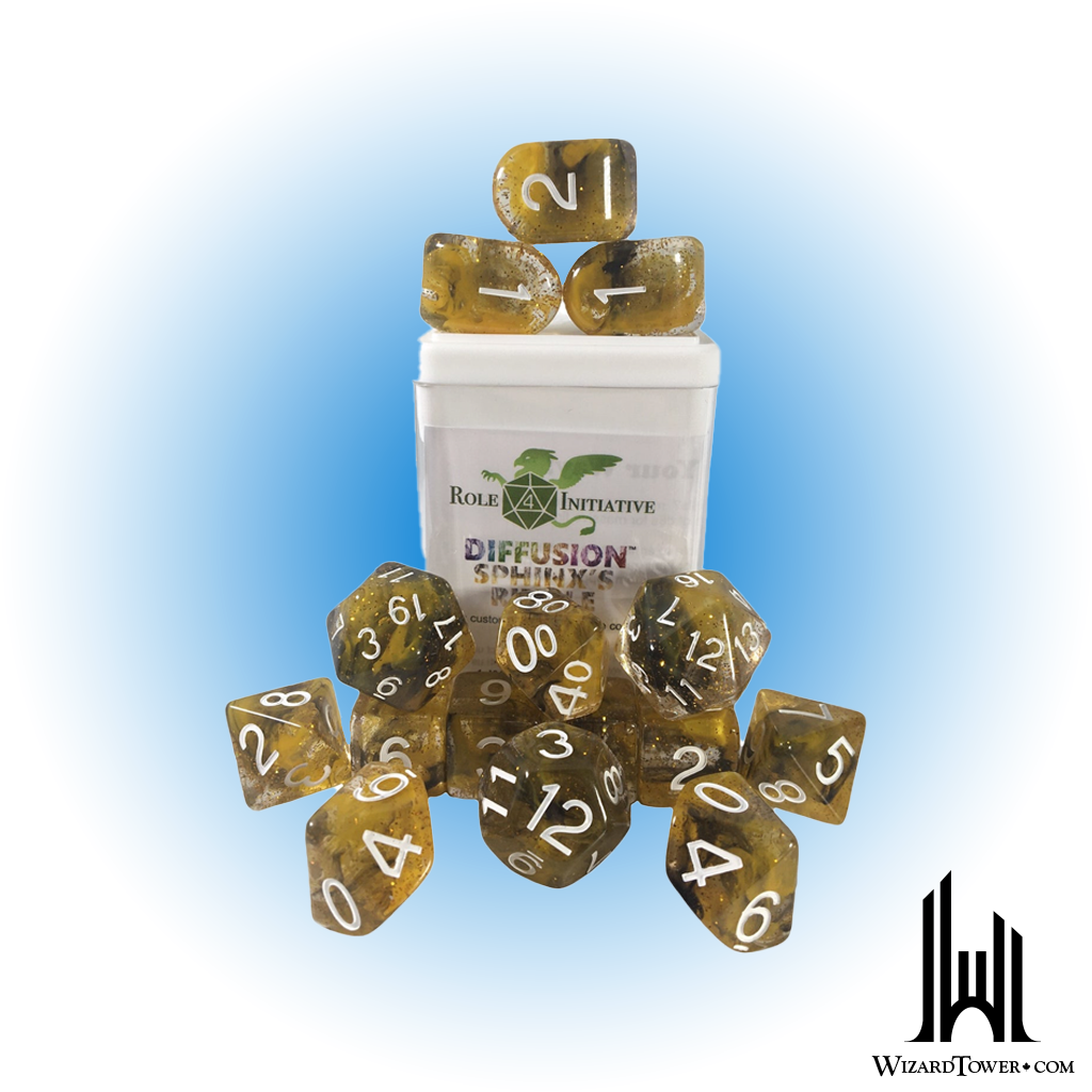 SET OF 15 DICE: DIFFUSION SPHINXS RIDDLE SPECIAL